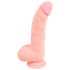 Medicinsk silikone dildo (20 cm) - naturlig