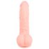 Medicinsk silikone dildo (20 cm) - naturlig