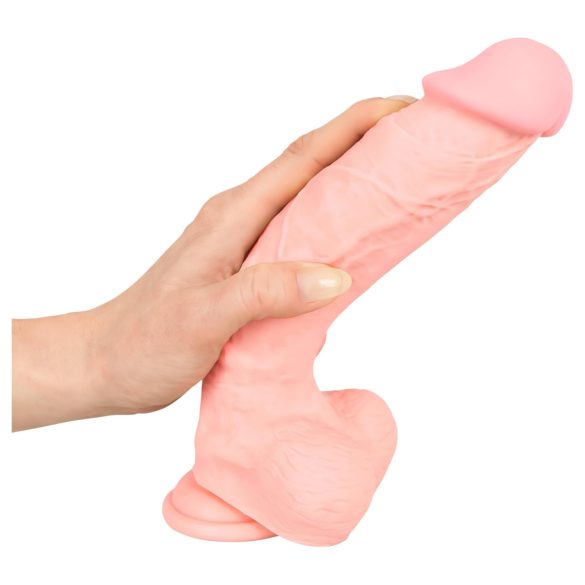Medicinsk silikon dildo (24 cm) - natur
