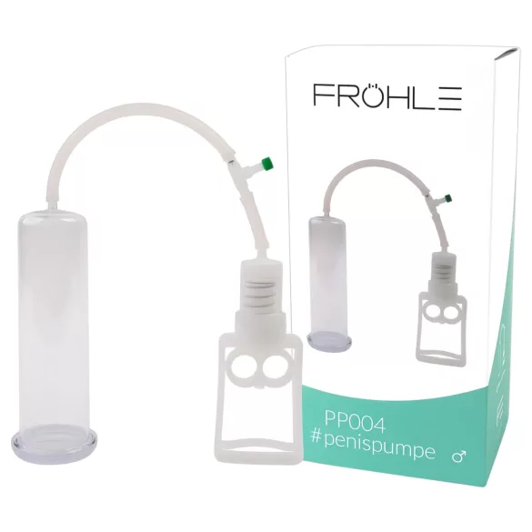 Fröhle PP004 - penispumpe med kraftigt håndtag - medicinsk - 20cm