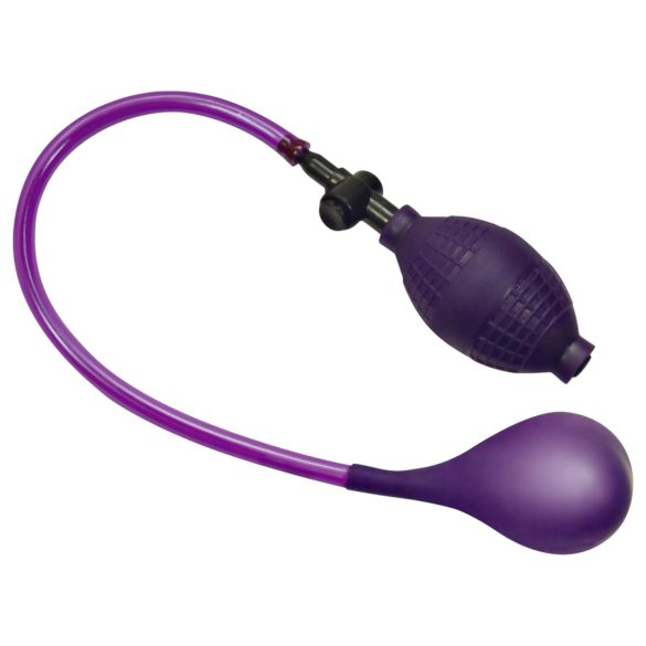 Bad Kitty - oppustelig analudvider i latex (lilla)
