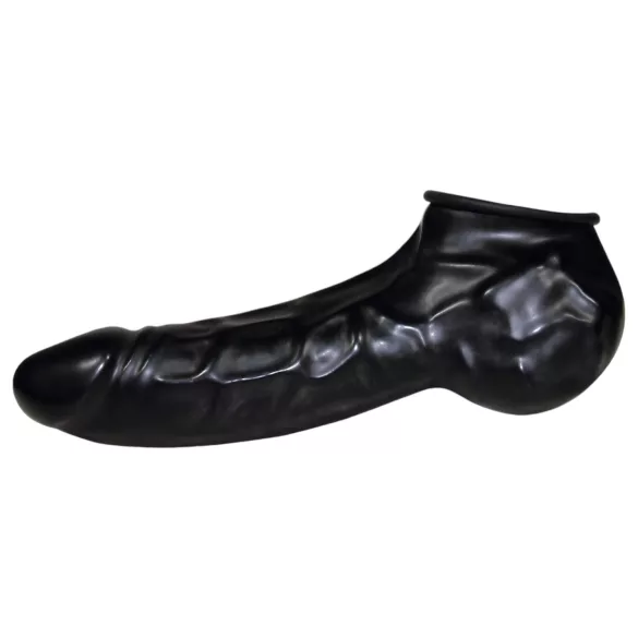 You2Toys - latex penis- og pungkappe - sort