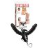 Påspændingsbar dobbelt vibrator (sort) - Fetish