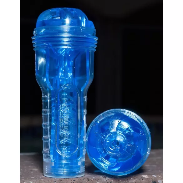 Fleshlight Turbo Thrust - masturbator med sugeeffekt - blå