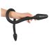 Rebel Dobbelt Plug - dobbel kegle anal dildo (sort)