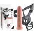 King Cock Strap-on 8 - påsætningsdildo - natur