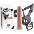 King Cock - strap-on dildo - realistisk - natur
