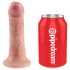 King Cock Strap-on 6 - påspændingsdildo - naturlig