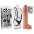 King Cock - hollow strap-on dildo med sele - 28 cm
