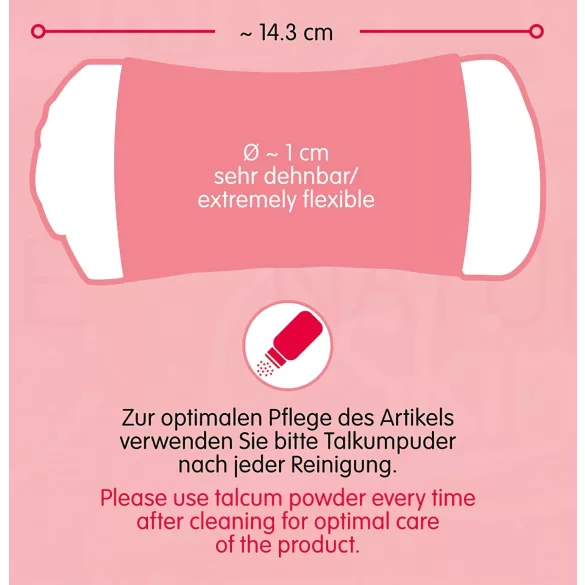 Nature Skin - masturbator med vagina og anus - natur/sort