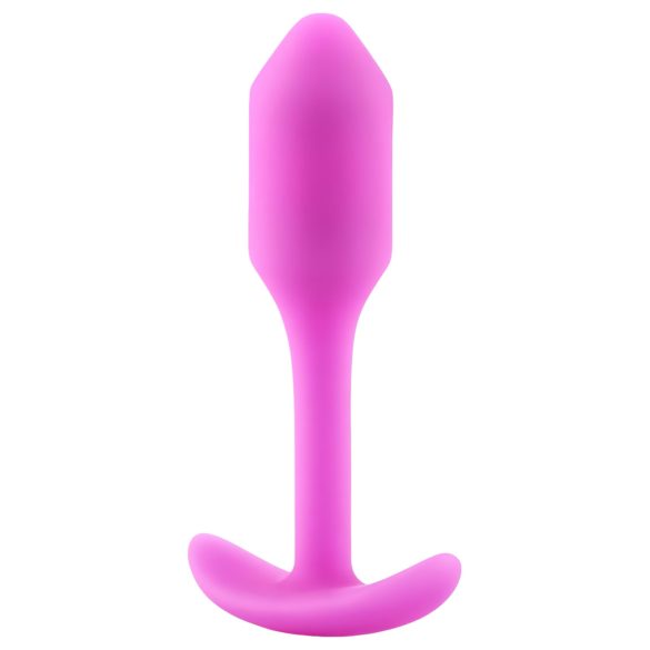 b-vibe Snug Plug 1 - vægtet analplug (55g) - pink