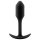 b-vibe Snug Plug 1 - Sort anal plug med vægt (55g)