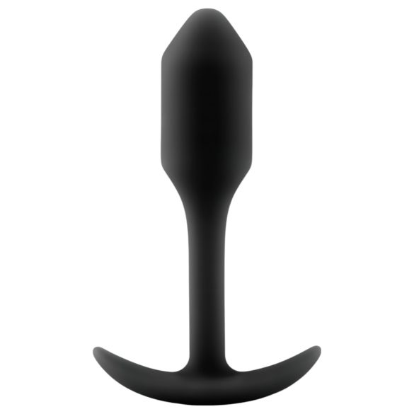 b-vibe Snug Plug 1 - Sort anal plug med vægt (55g)