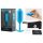 b-Vibe Snug Plug 3 - Dobbelt Kugle Anal Plug (180g) - Blå