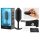 b-vibe Snug Plug 3 - dobbelt analkugle (180g) - sort