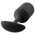 b-vibe Snug Plug 3 - dobbelt analkugle (180g) - sort