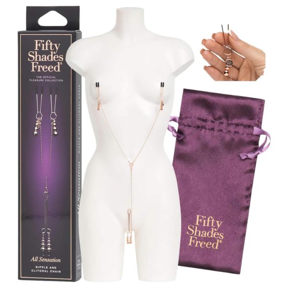 Fifty Shades All Sensation bryst- og klitklemmer