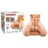 Fuck Me Silly - knælende mandlig torso masturbator