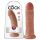 King Cock 8 Dildo (20 cm) - Mørk Natur
