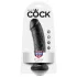 King Cock 8 dildo (20 cm, sort)