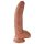 King Cock 9 med kugler, dildo (23 cm) - brun