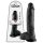 King Cock 10 Kugler Dildo (25 cm) - Sort