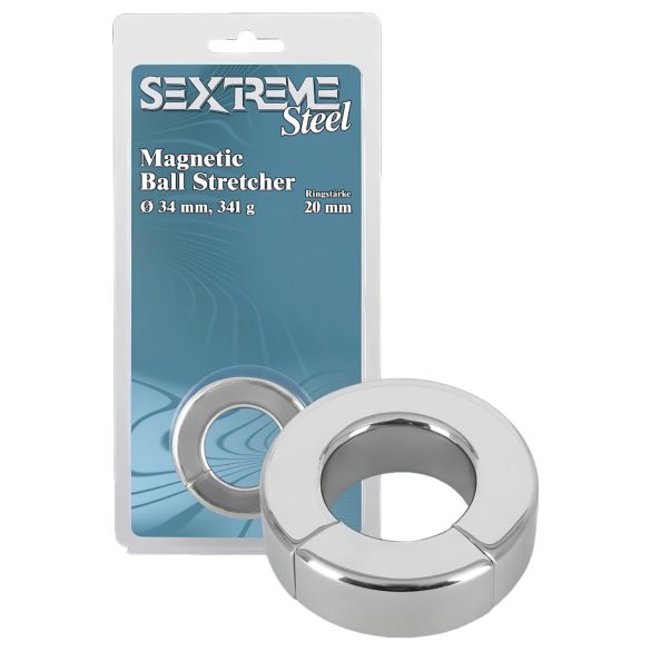 Sextreme - magnetisk testikelring & stræk (341g)