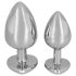 You2Toys - Diamant Anal Plug - Elegant sølv og rød design