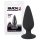 Black Velvet Heavy - 40g anal plug (sort)