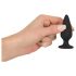 Black Velvet Heavy - 40g anal plug (sort)