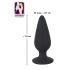Black Velvet Heavy - 40g anal plug (sort)