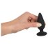 Sort Velvet Tung - 75g Anal Plug (sort)