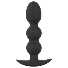 Black Velvets - analplug med kugle - 145g tung - sort