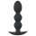 Sort Velours Tung - 145g kugleanalplug (sort)