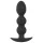 Black Velvets Heavy - kugleformet anal plug på 145 g (sort)