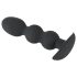 Sort Velours Tung - 145g kugleanalplug (sort)