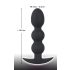 Sort Velours Tung - 145g kugleanalplug (sort)