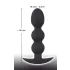 Black Velvets Heavy - kugleformet anal plug på 145 g (sort)