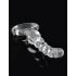 Icicles No. 67 - rund glasdildo (gennemsigtig)