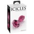 Icicles No. 79 - kegleformet glas anal plug (pink)
