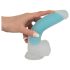 You2Toys Glow in the Dark - sugekops, selvlysende dildo (blå)