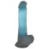 You2Toys Glow in the Dark - sugekops, selvlysende dildo (blå)