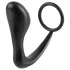 analfantasy - analplug med penisring - sort