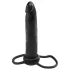 analfantasy - strap-on dobbelt analdildo - sort