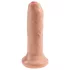King Cock - dildo - realistisk - 15 cm - naturfarvet