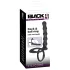 Black Velvets - penisring med analdildo - sort