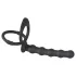 Black Velvets - penisring med analdildo - sort