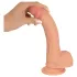realistixxx - realistisk dildo med sugekop (22 cm, hudfarvet)