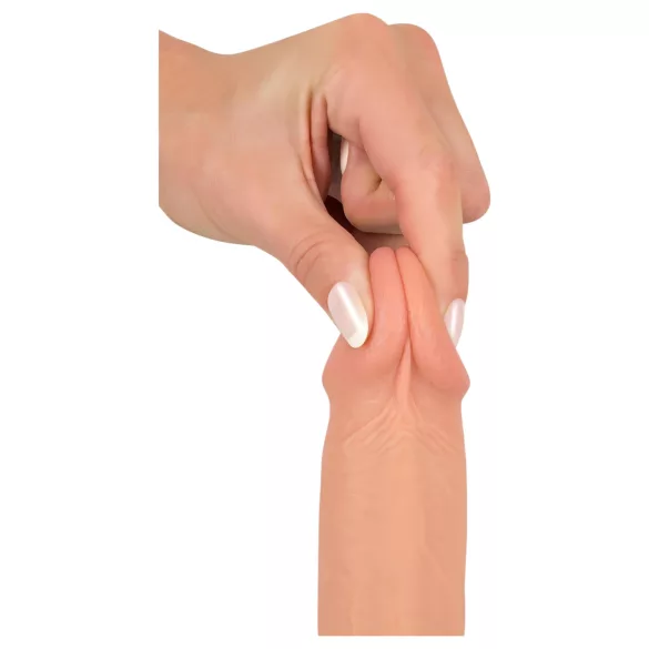realistixxx - realistisk dildo med sugekop (22 cm, hudfarvet)