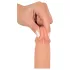 realistixxx - realistisk dildo med sugekop (22 cm, hudfarvet)